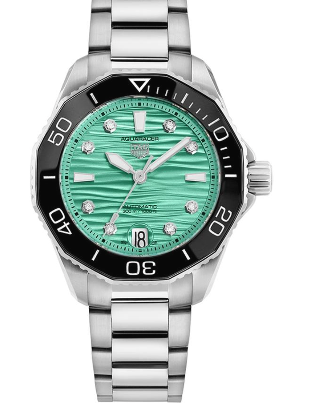 Tag Heuer Aquaracer Lady Turquoise Dial Dial on Stainless Steel Ref. WBP231K.BA0618 Complete 2023