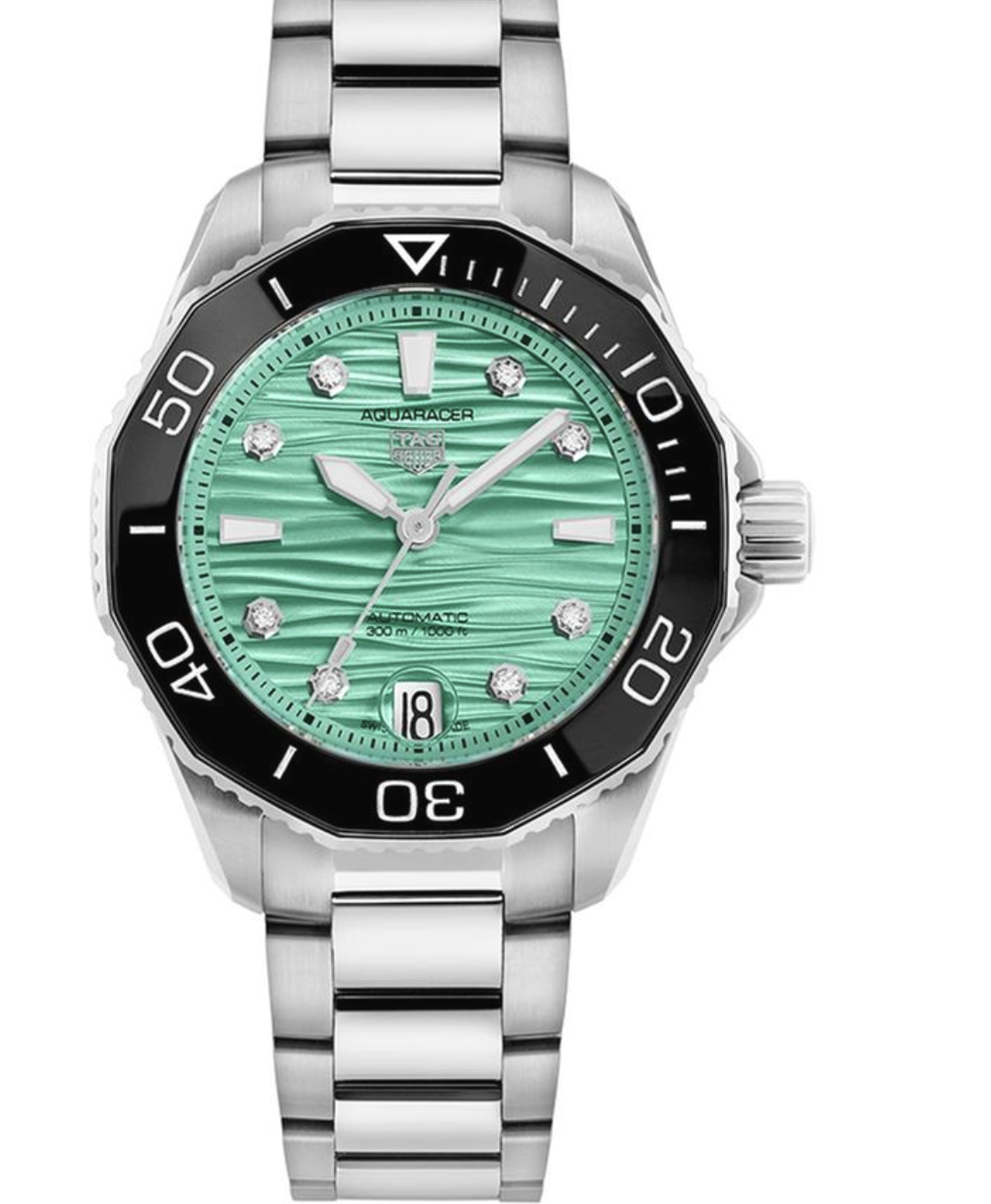Tag Heuer Aquaracer Lady Turquoise Dial Dial on Stainless Steel Ref. WBP231K.BA0618 Complete 2023