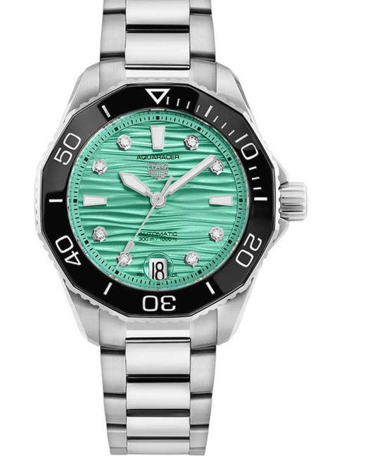 Tag Heuer Aquaracer Lady Turquoise Dial Dial on Stainless Steel Ref. WBP231K.BA0618 Complete 2023