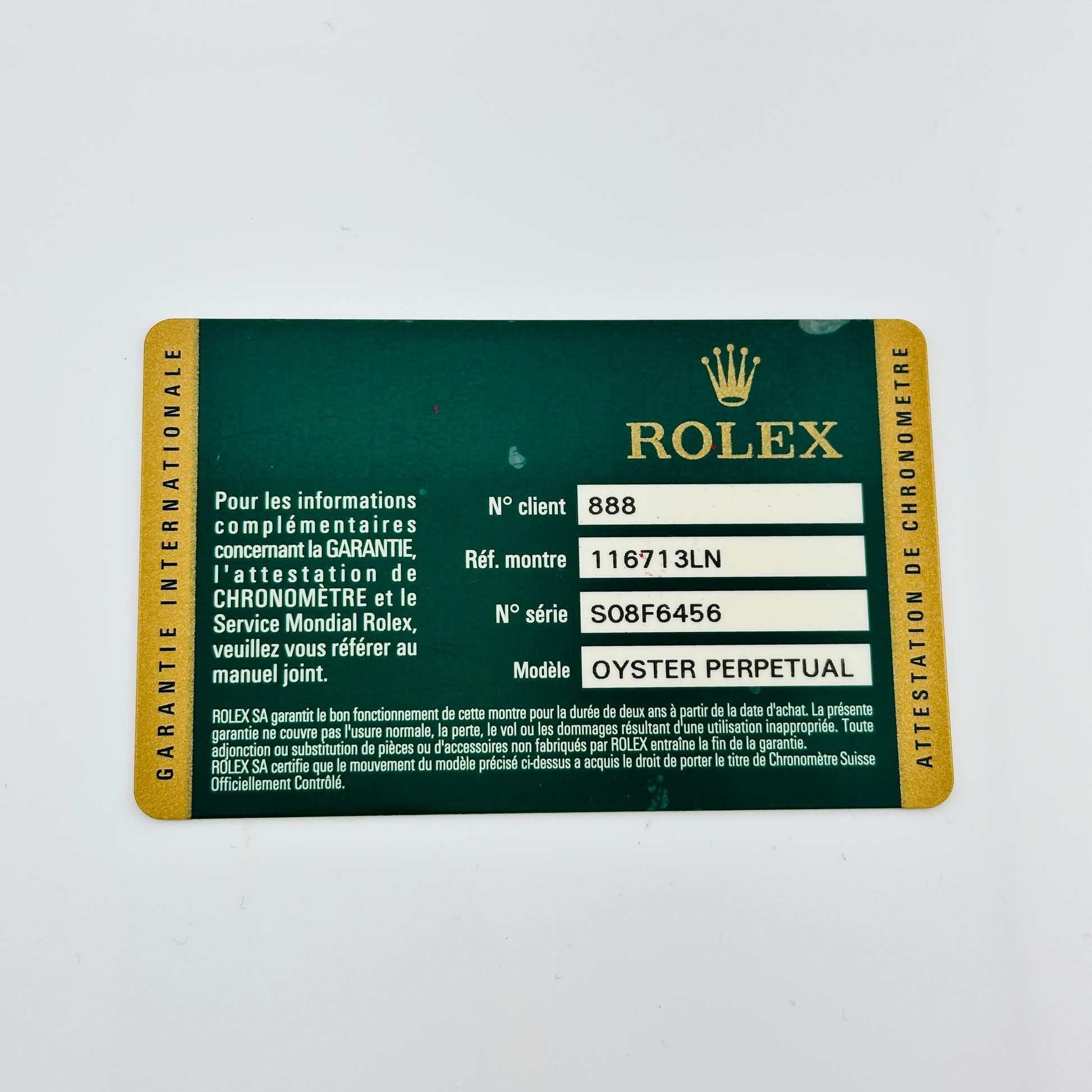 Rolex GMT-Master II Black Dial on Oyster Ref. 116713LN Card 2014 — view 7