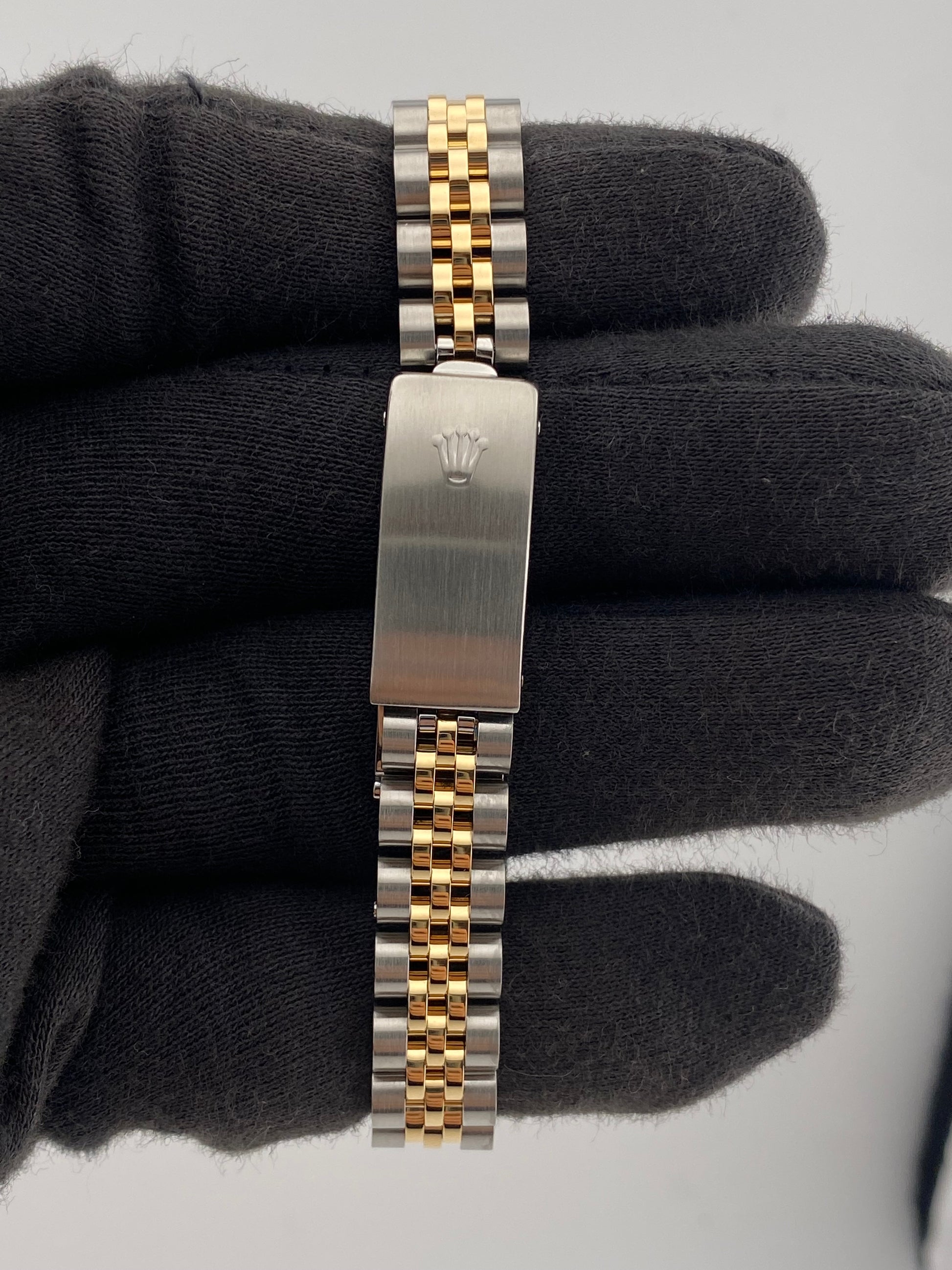 Rolex Datejust Lady Champagne Stick Dial on Jubilee Ref. 69173 Papers 1992 — view 4