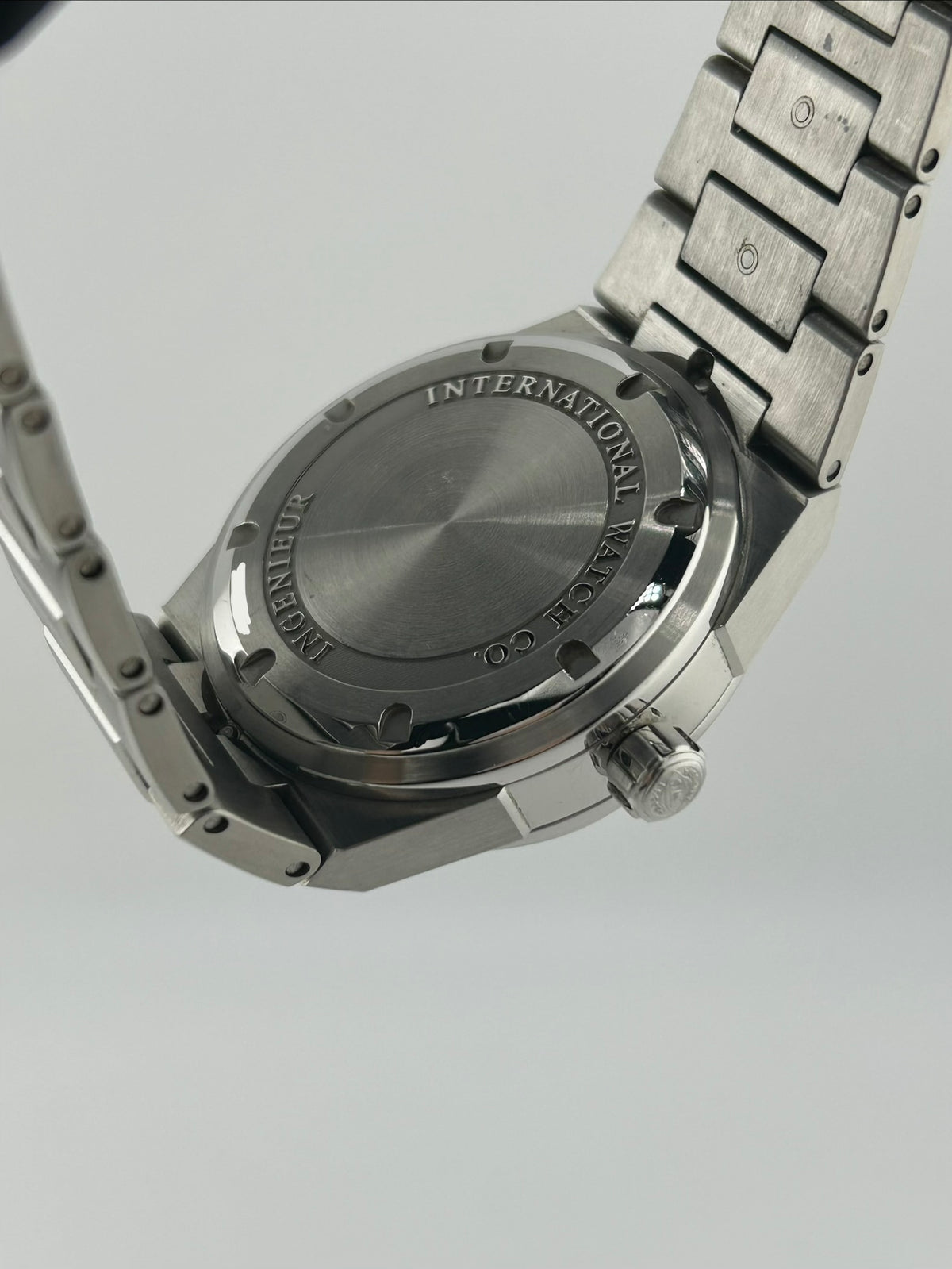 Iwc Ingenieur Automatic Black Dial on Stainless Steel Bracelet Ref. IW322701 with Box — view 7