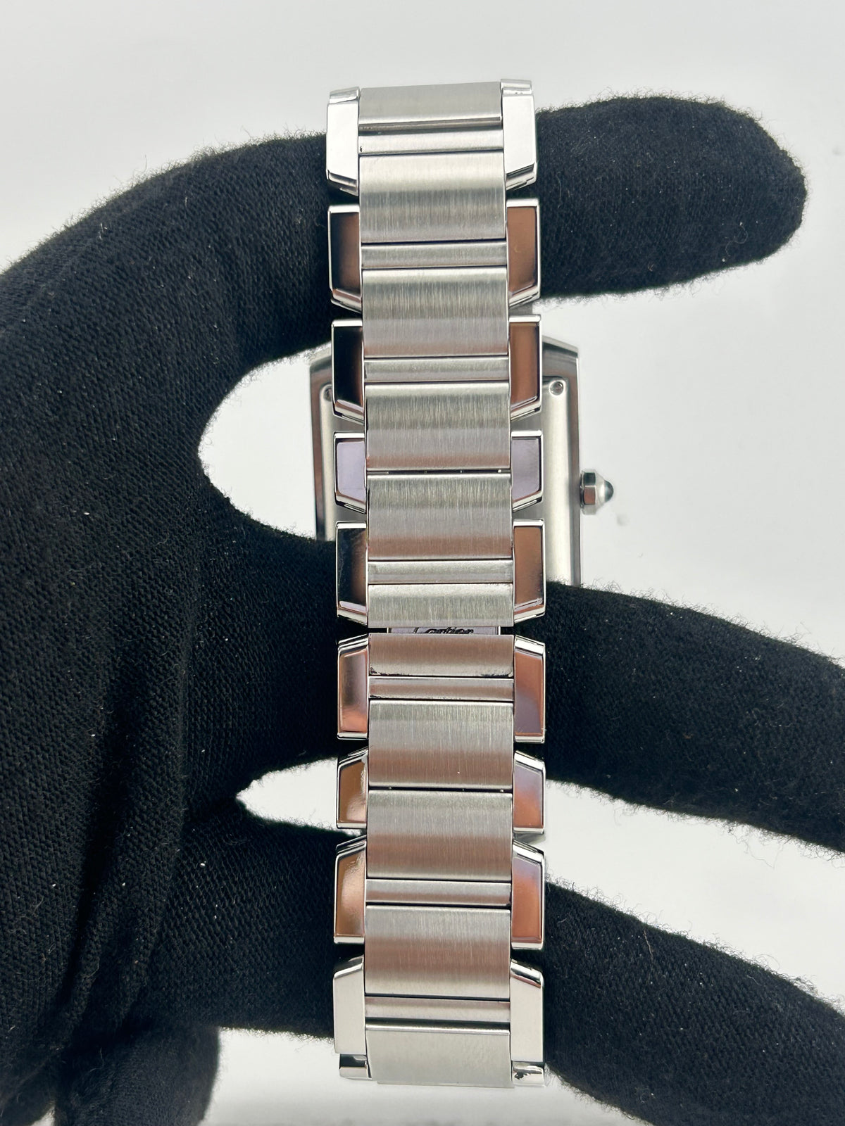 Cartier Tank Francaise Silver Dial on Bracelet Ref. W51002Q3 Complete 2000 — view 4