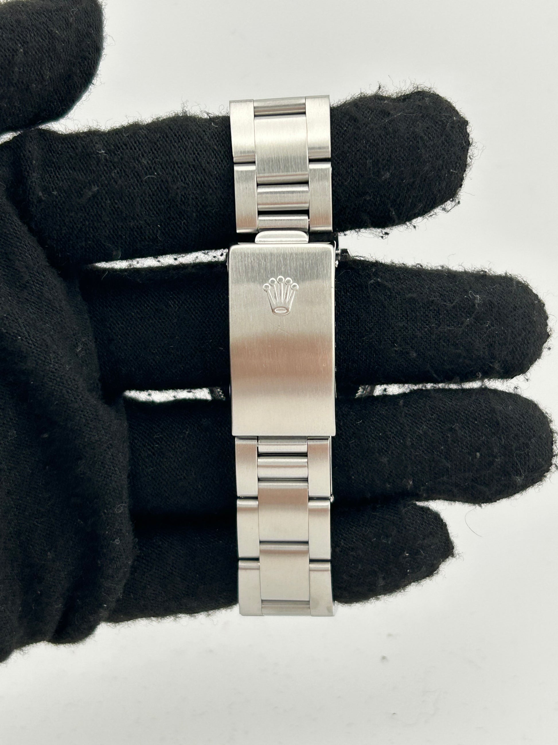 Rolex Oyster Perpetual Salmon Pink Dial on Oyster Steel Bracelet Ref. 77080 1999 — view 4