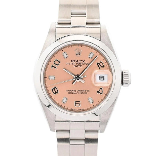 Rolex Date Salmon Dial on Oyster Ref 79160 with Papers 2001