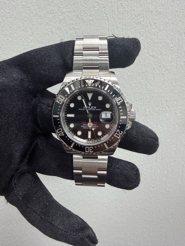 Rolex Sea-Dweller Black Dial on Oyster Ref 126600 with New Style Card Green 2022