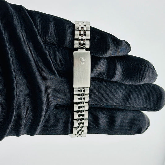 Rolex Datejust Lady Silver Stick Dial on Jubilee Ref 69174 with Papers 1988