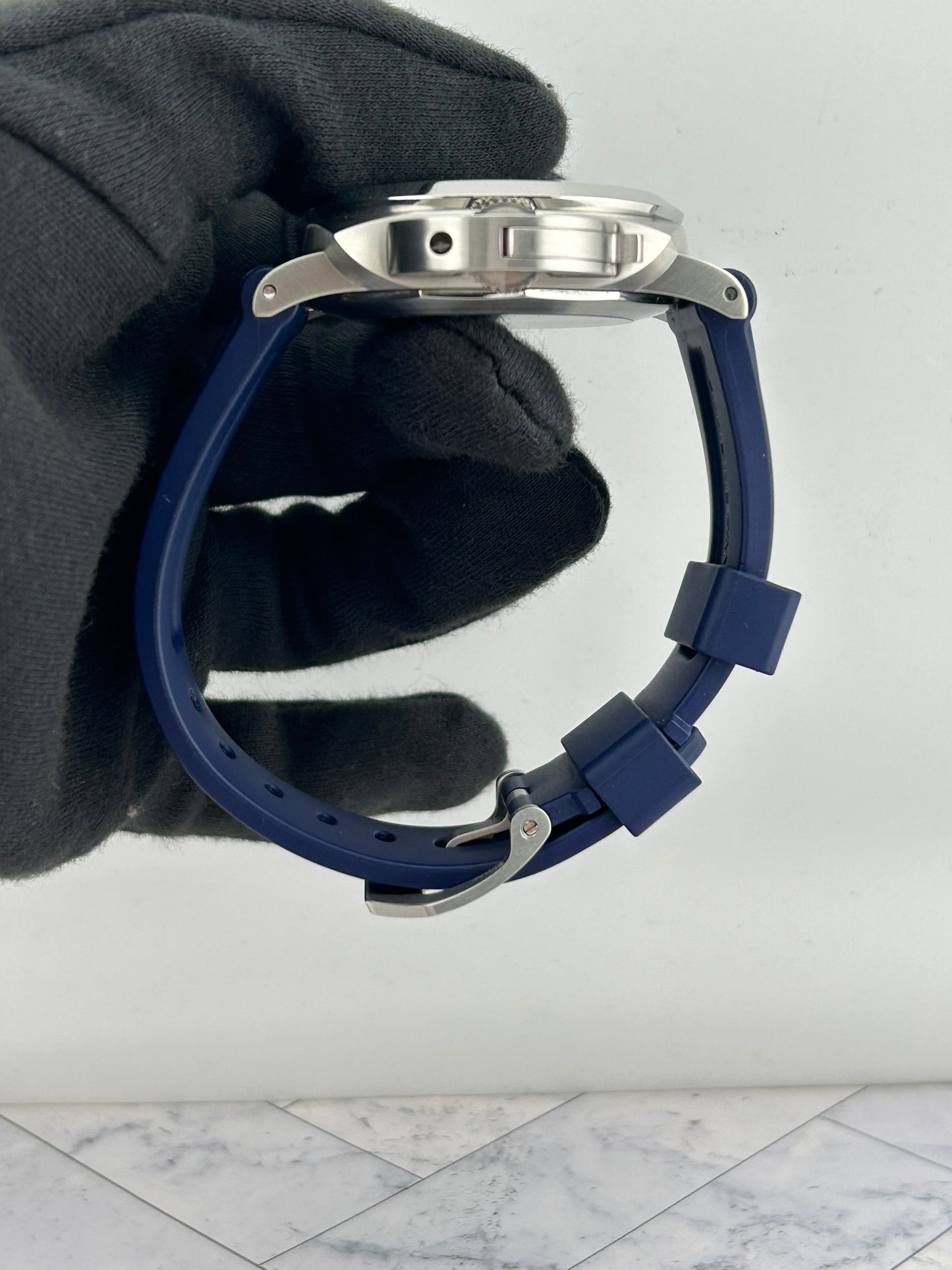 Panerai Panerai Luminor Marina Blue Dial on Leather Strap Ref. PAM01313 Card 2021 — view 6