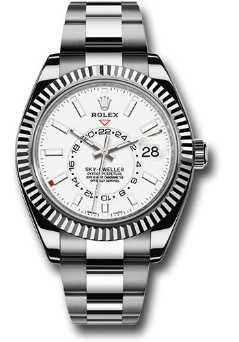 Rolex SkyDweller White Index Dial on Oyster Bracelet Ref. 326934 Card 2019
