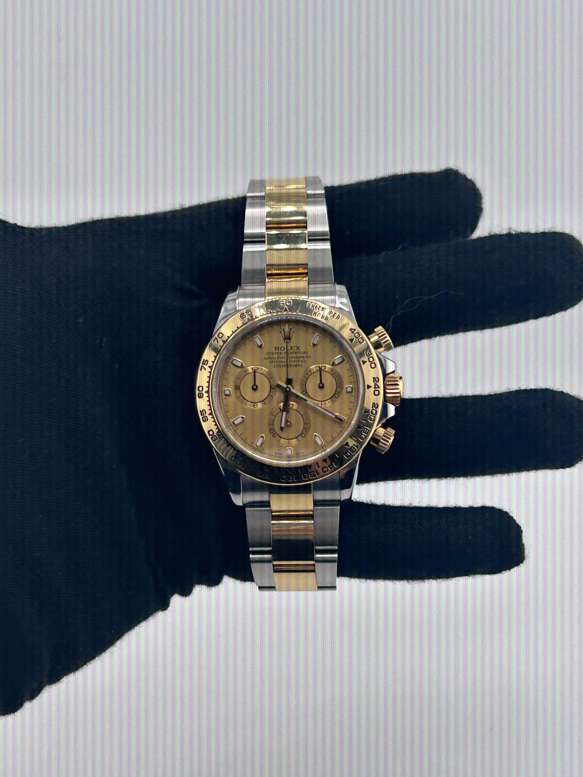 Rolex Daytona Champagne Diamond Dial on Oyster Ref. 116503 Card 2021 — view 2