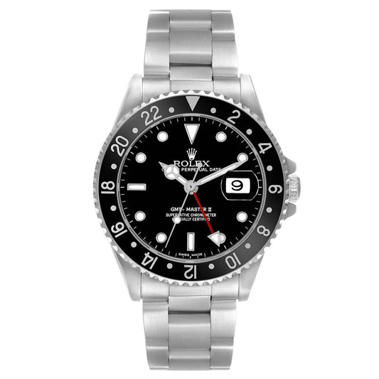 Rolex GMT-Master II Black Dial on Oyster Ref. 16710 Papers 2001
