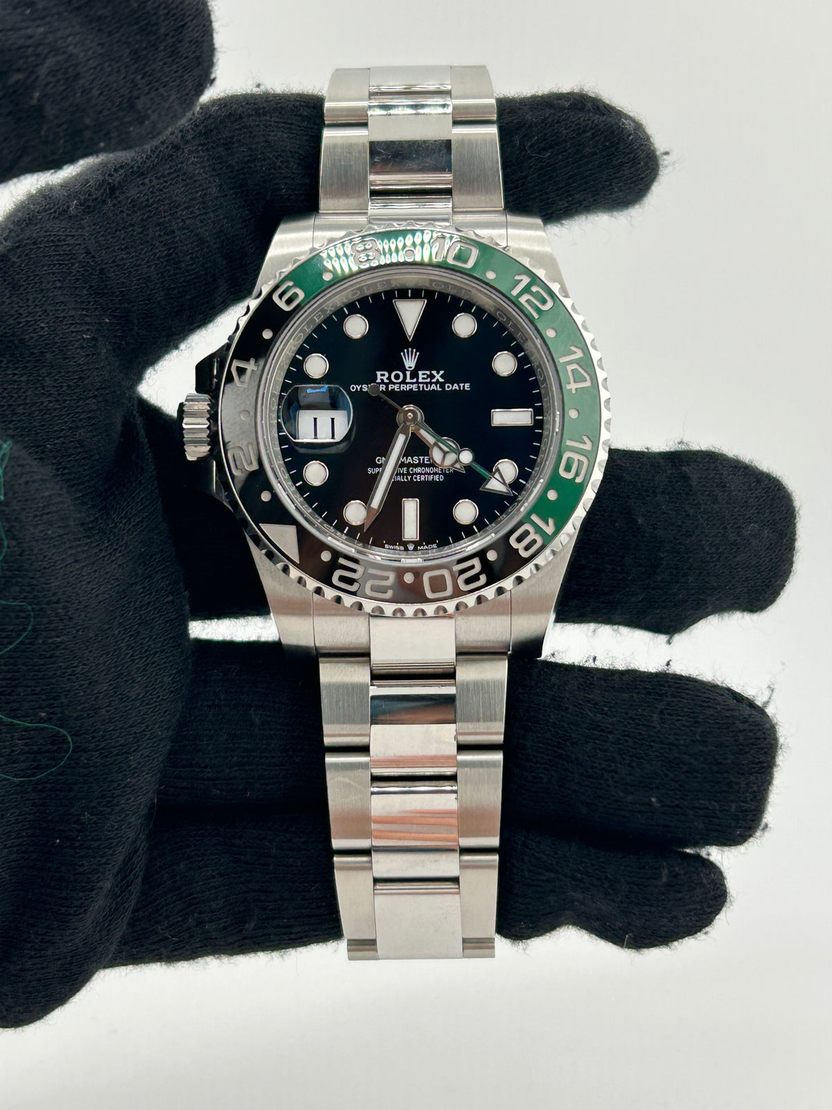 Rolex GMT-Master II "Sprite" Black Dial on Oyster Steel Bracelet Ref. 126720VTNR Card 2025 — view 2