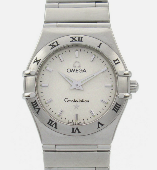 Omega Constellation White Dial on Stainless Steel Bracelet Ref. 1572.30.00