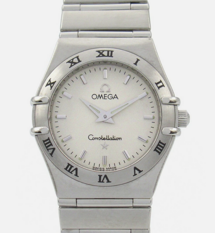 Omega Constellation White Dial on Stainless Steel Bracelet Ref. 1572.30.00