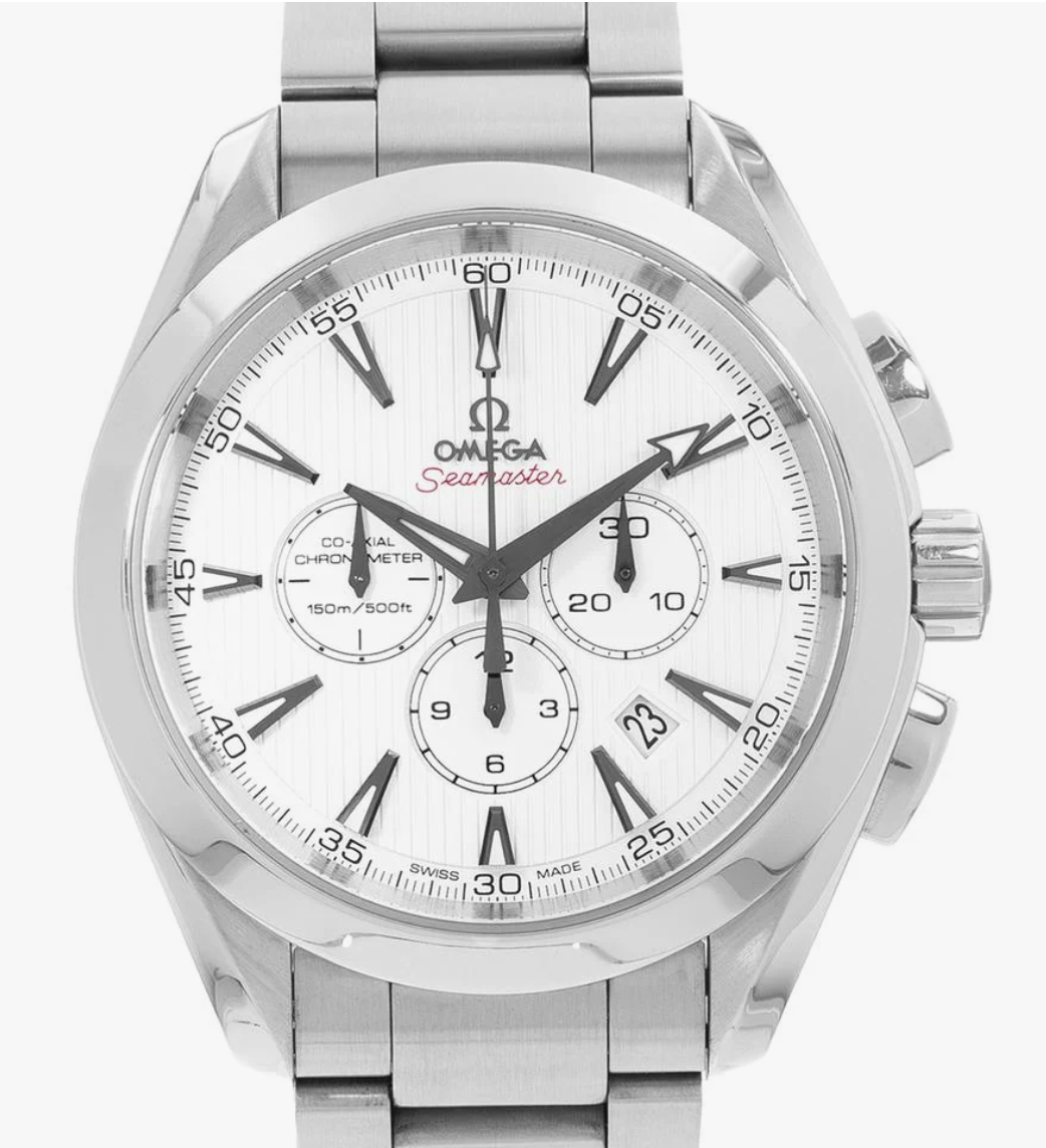 Omega Seamaster Aqua Terra White Dial on Stainless Steel Bracelet Ref. 231.10.44.50.04.001 Card 2012