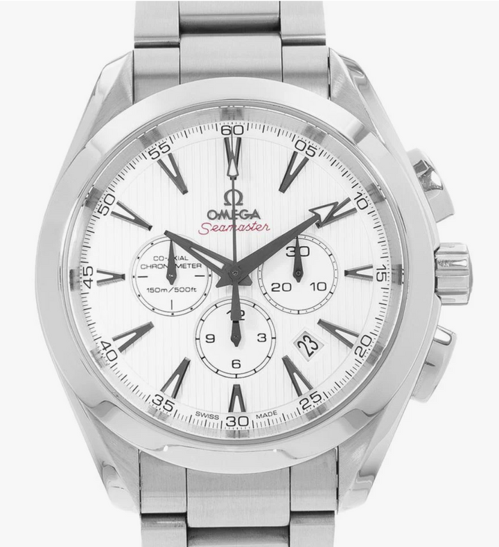 Omega Seamaster Aqua Terra White Dial on Stainless Steel Bracelet Ref. 231.10.44.50.04.001 Card 2012