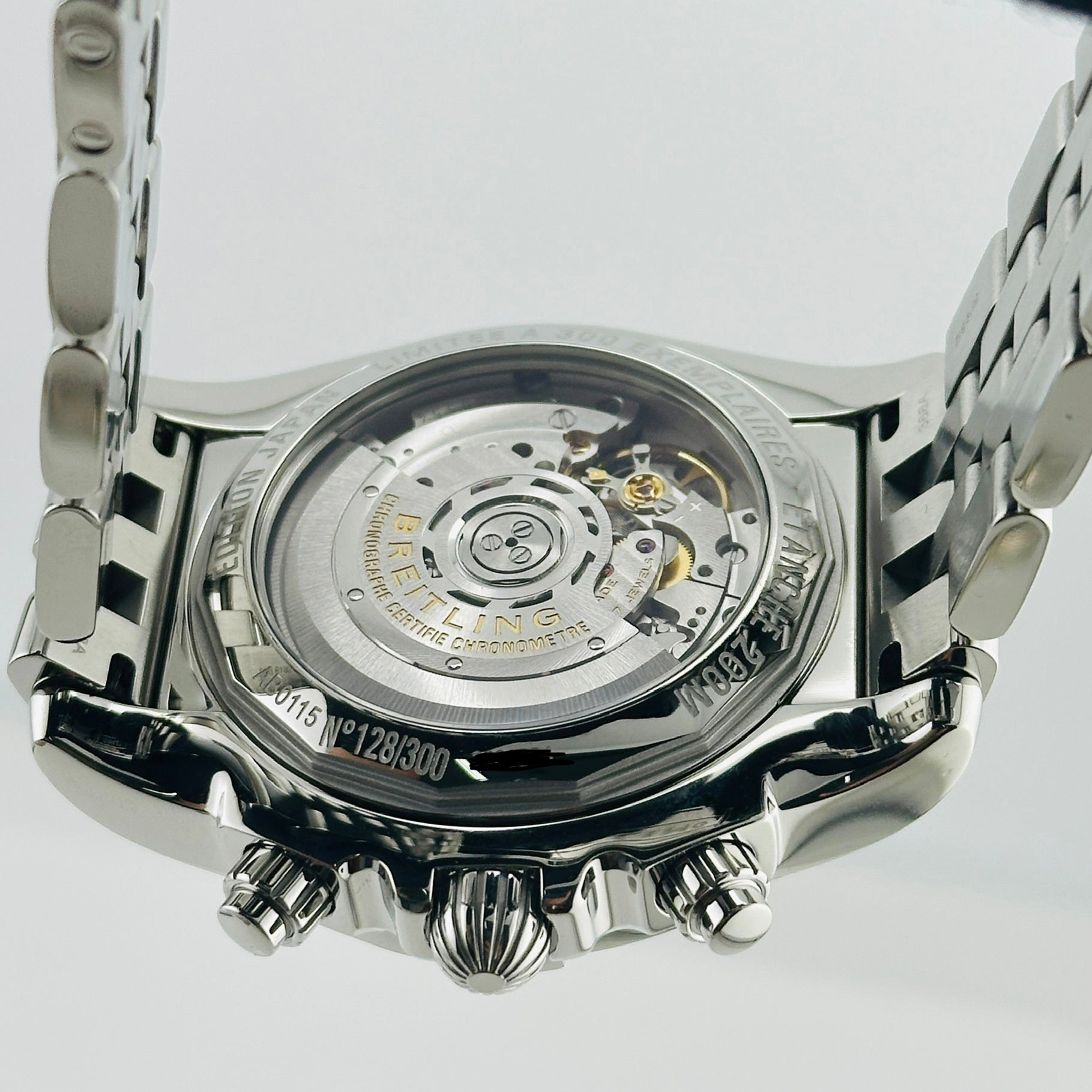 Breitling Chronomat 44 Airbourne Mother Of Pearl Dial on Stainless Steel Bracelet Ref. AB01152A/A813 Card 2020 — view 4