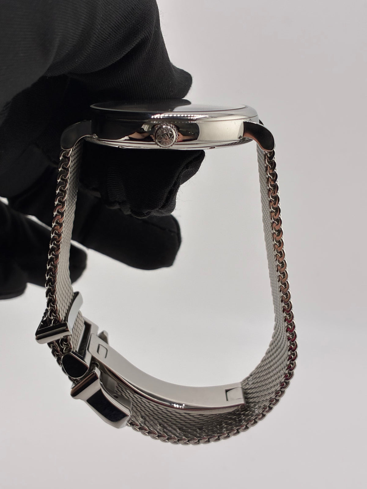 Iwc Portofino Silver Dial on Stainless Steel Mesh Band Ref. IW356505 — view 6