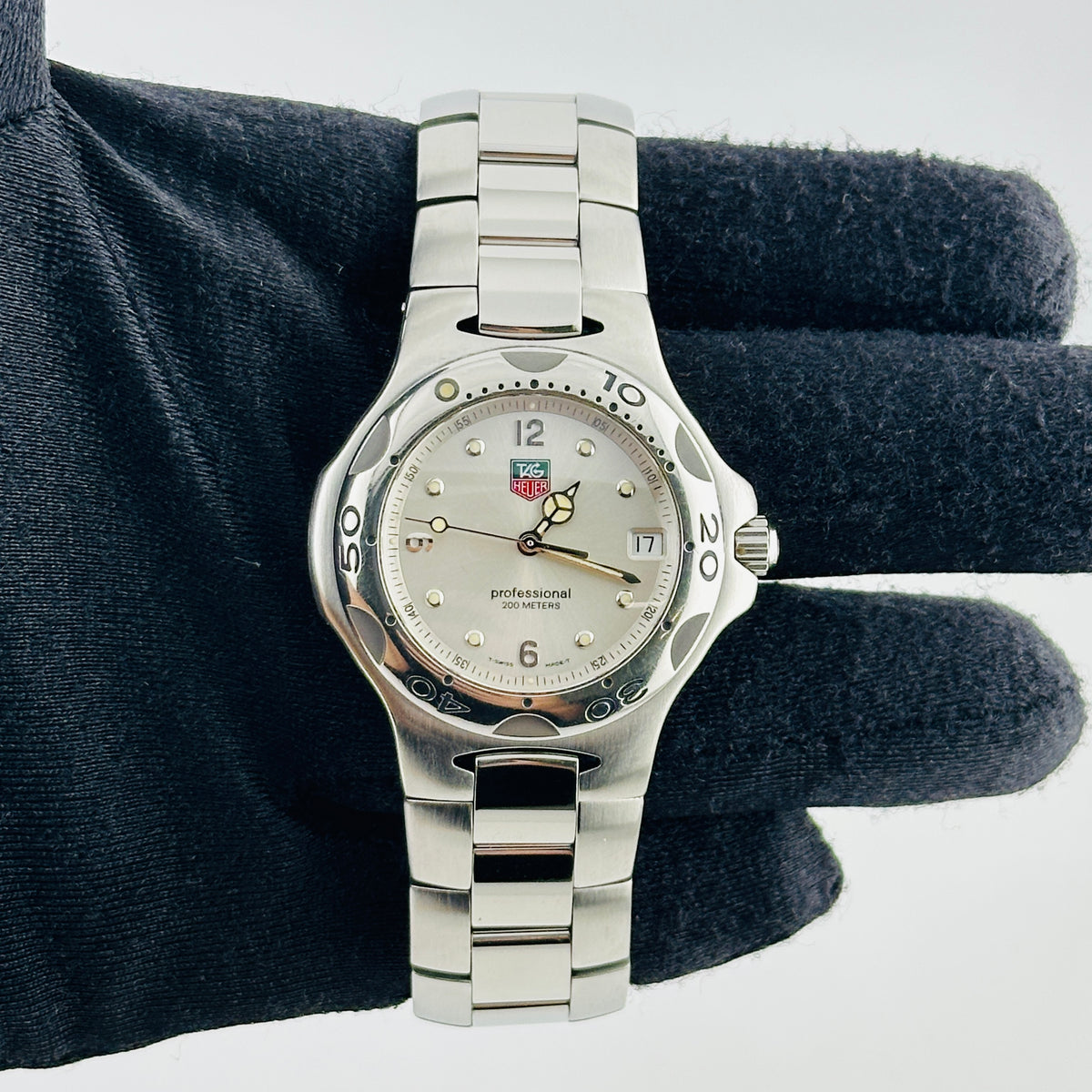 Tag Heuer Kirum Silver Dial on Stainless Steel Bracelet Ref. WL1114.BA0701 Card 1998 — view 3