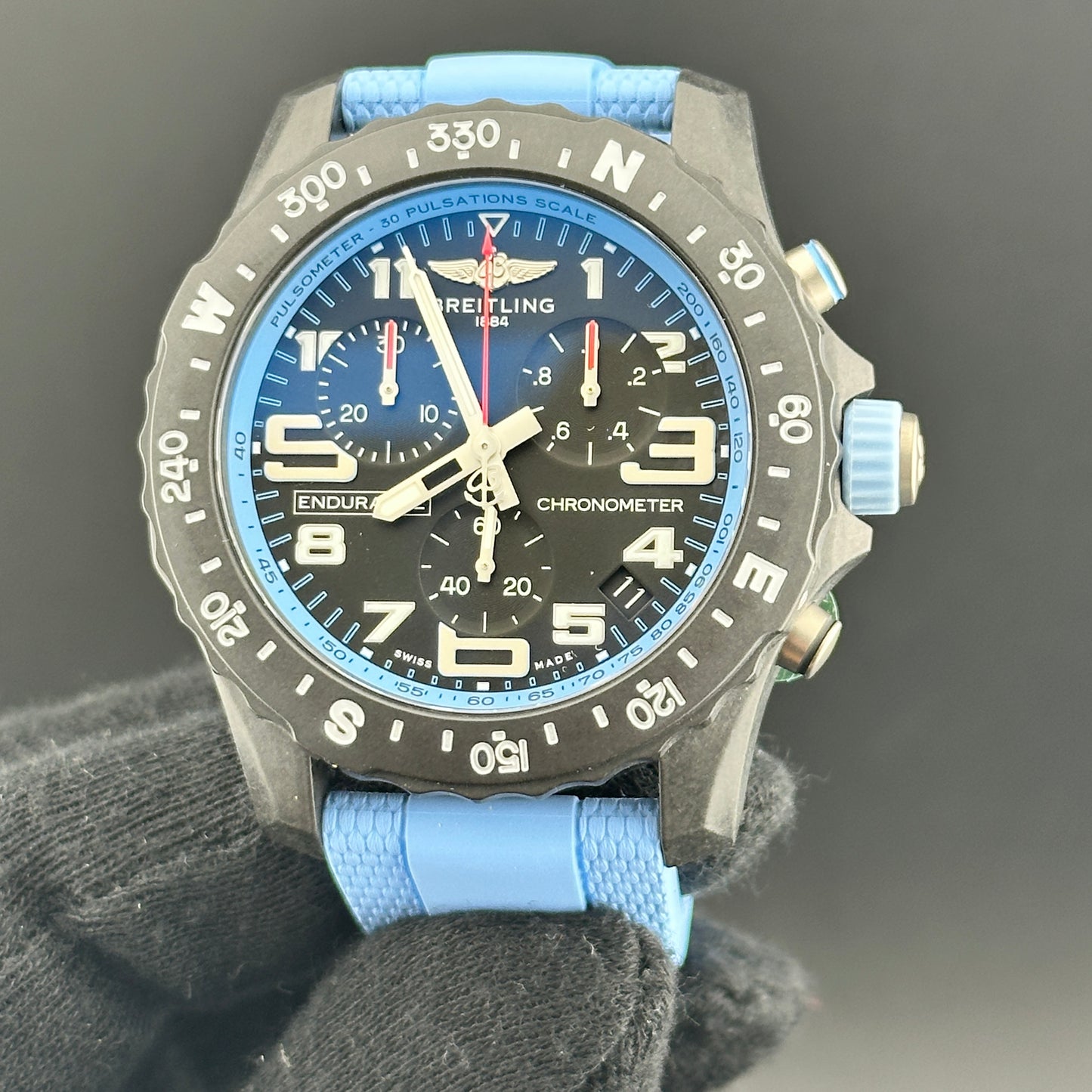 Breitling Endurance Pro Black Dial on Rubber Strap Ref. X82310281B1S2 Card 2026 — view 3