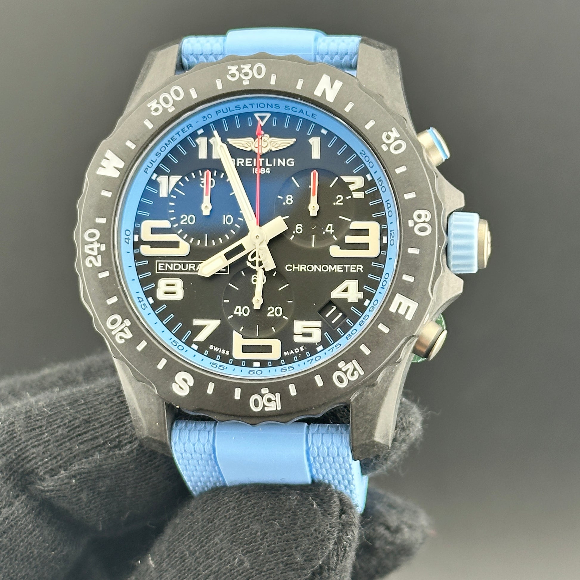Breitling Endurance Pro Black Dial on Rubber Strap Ref. X82310281B1S2 Card 2026 — view 3