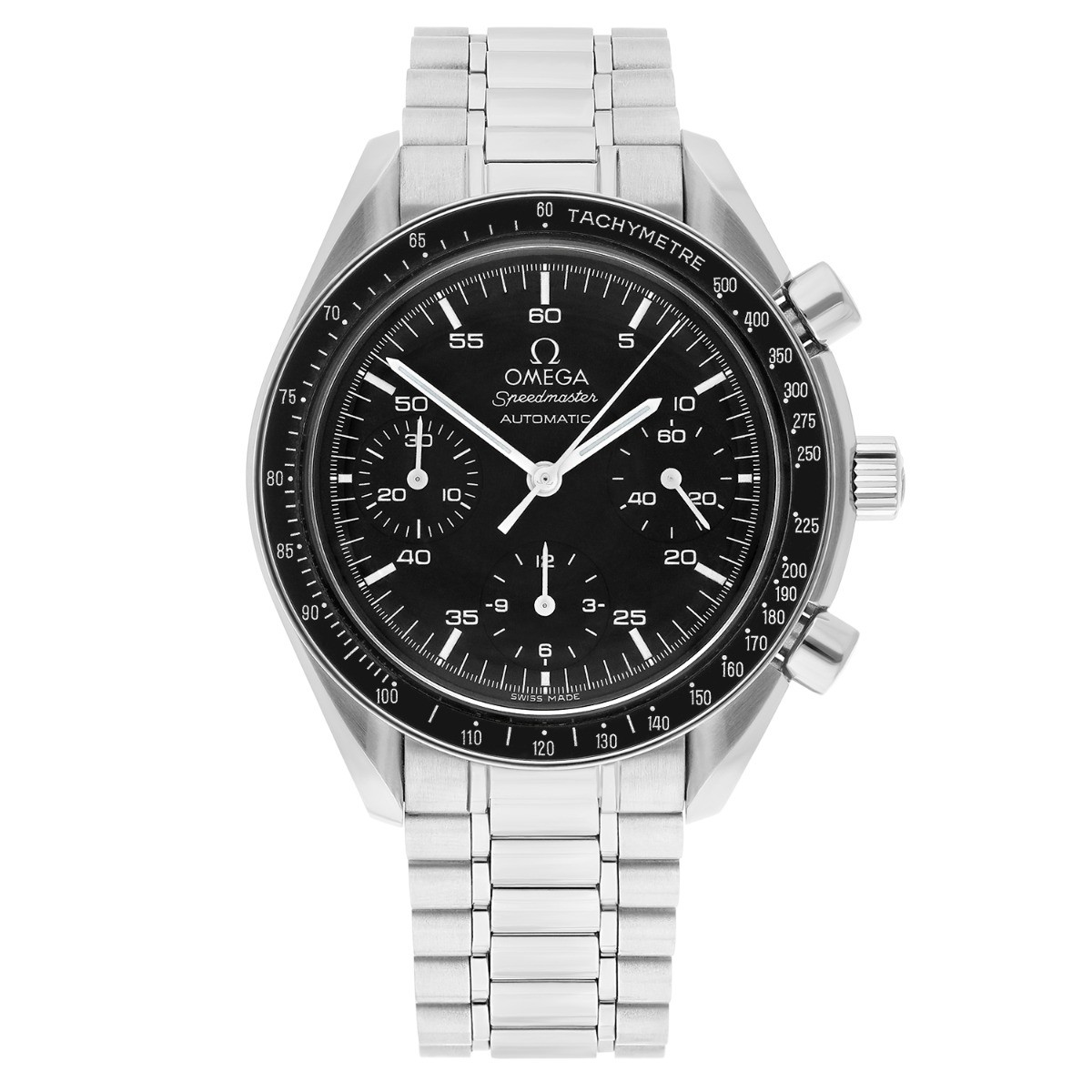 Omega Speedmaster Reduced Black Dial on Stainless Steel Ref. 3510.5 Card 1994