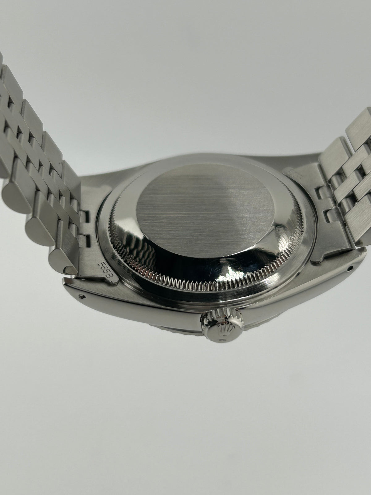Rolex Datejust Silver Stick Dial on Jubilee D Link Bracelet Ref. 16220 1992 — view 7
