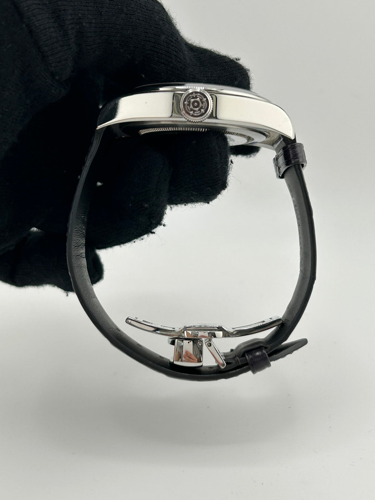 Tudor Black Bay 41 Black Dial on Generic Black Leather Strap Ref. M79540-0003 Complete 2019 — view 6