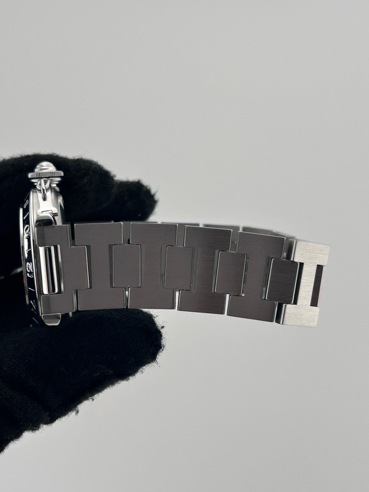Cartier Pasha C Silver Dial on Stainless Steel Bracelet Ref. W31029M7 Manuals Only and Box — view 5