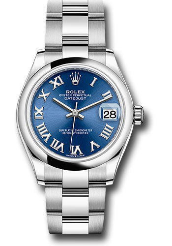 Rolex Datejust 31 Blue Roman Dial on Oyster Ref. 278240 Card 2023