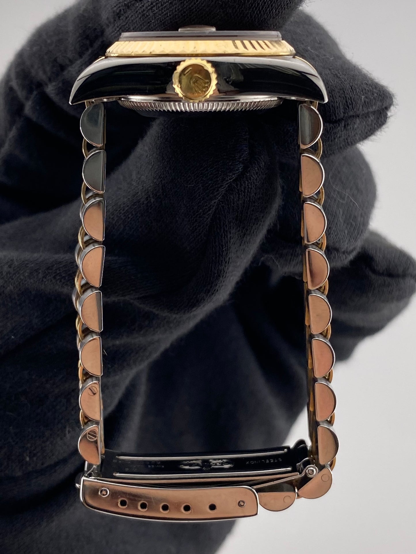 Rolex Datejust Lady Champagne Stick Dial on D Link Jubilee Ref. 69173 1995 — view 6