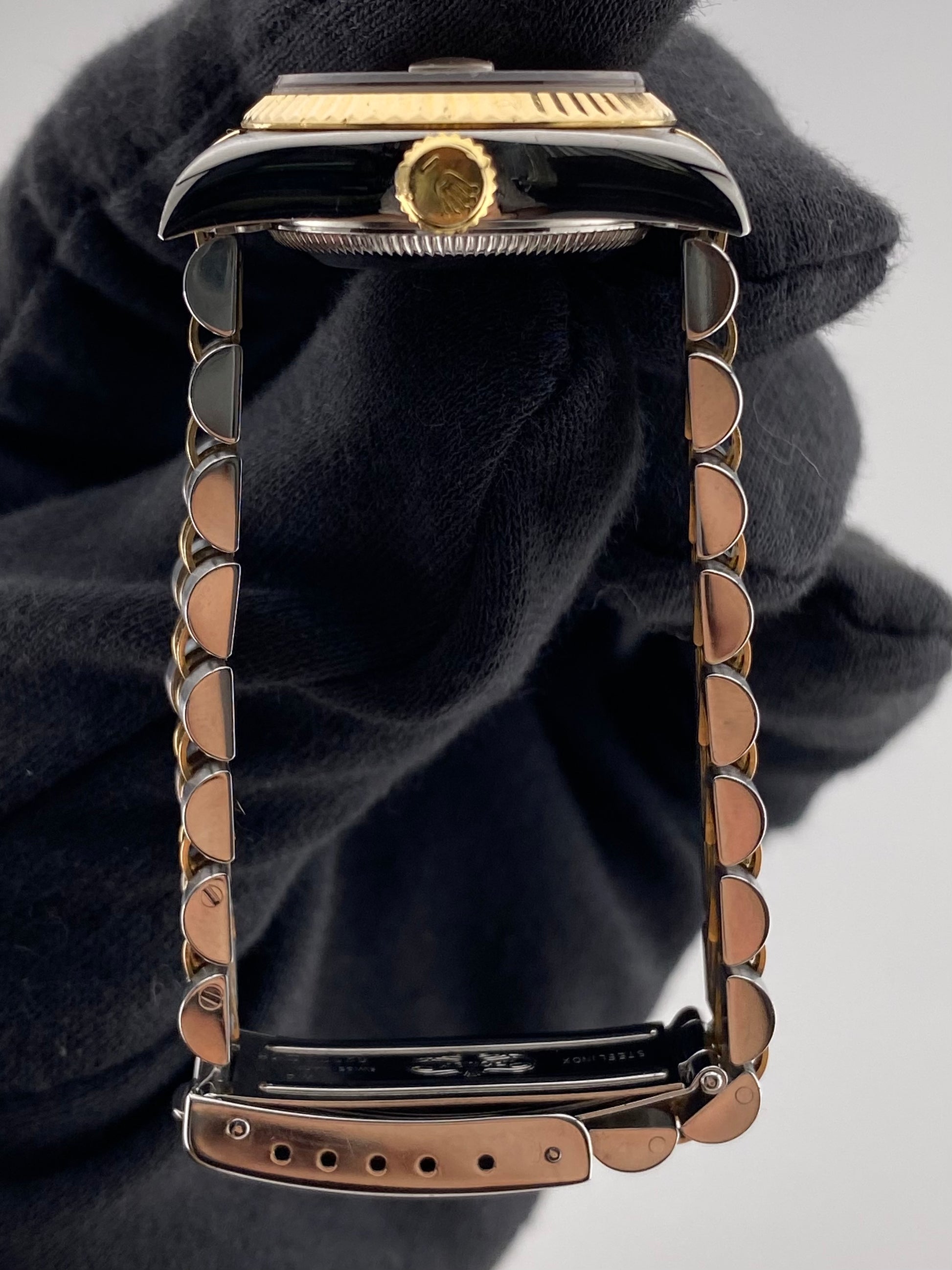 Rolex Datejust Lady Champagne Stick Dial on D Link Jubilee Ref. 69173 1995 — view 6