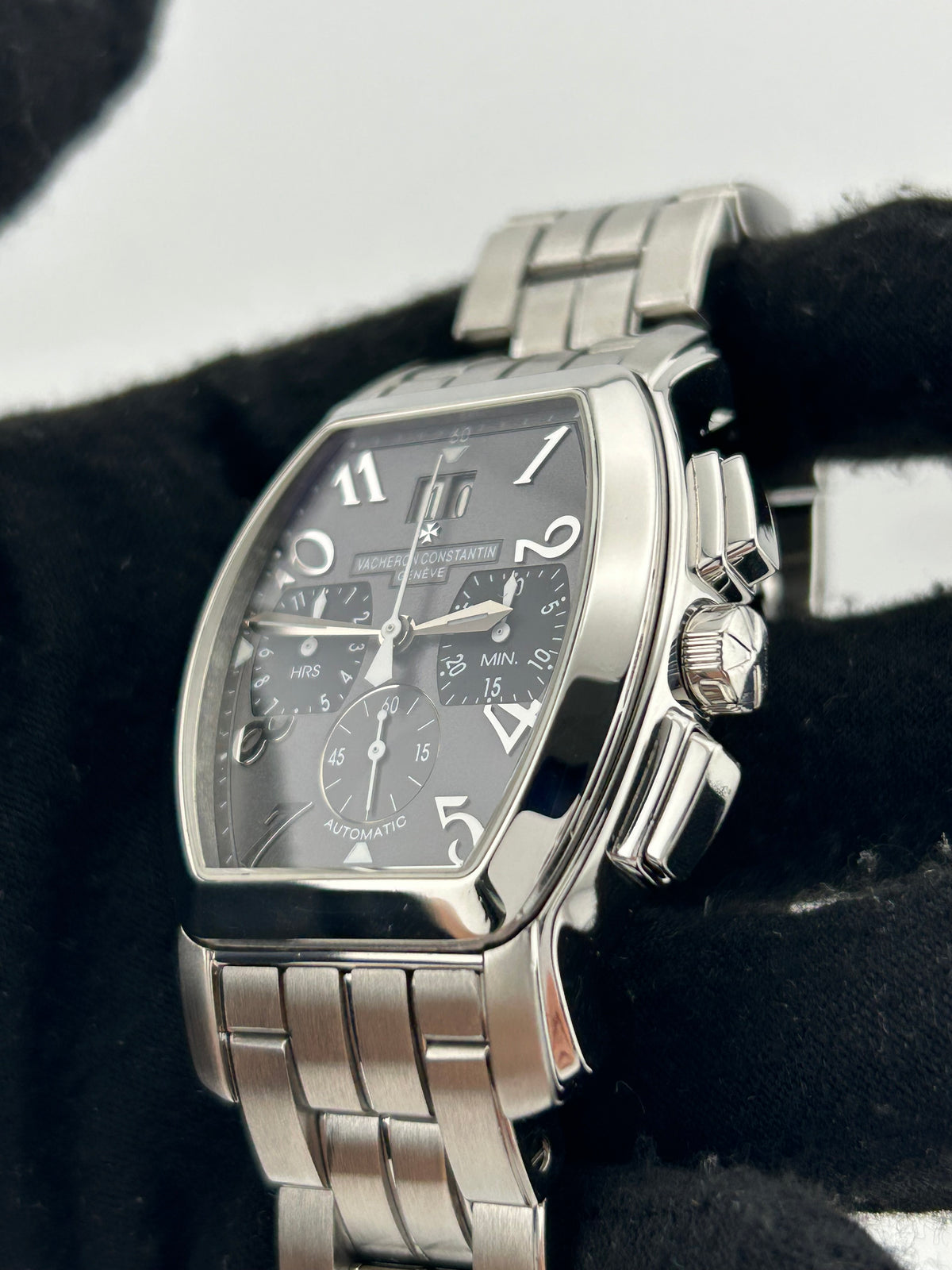 Vacheron Constantin Royal Eagle Gray Arabic Numerals Dial on Stainless Steel Bracelet Ref. 49145 with Box — view 3