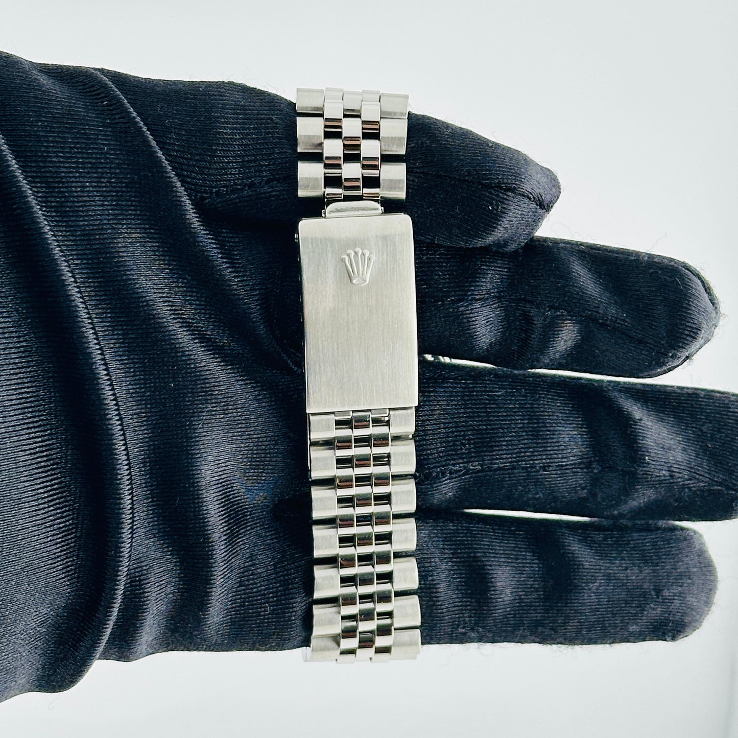 Rolex Datejust Silver Stick Dial on D Link Jubilee Bracelet Ref. 1601/4 1971 — view 4