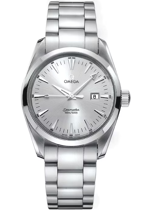 Omega Seamaster Aqua Terra 150m Silver Dial on Stainless Steel Bracelet Ref. 2518.30 Card