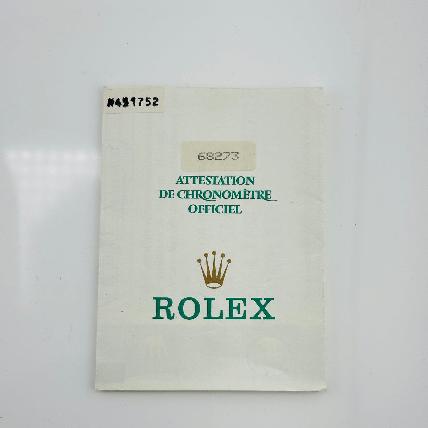 Rolex Datejust Am White Mop Diamond Dial on D Link Jubilee Bracelet Ref. 68273 Papers 1993 — view 6
