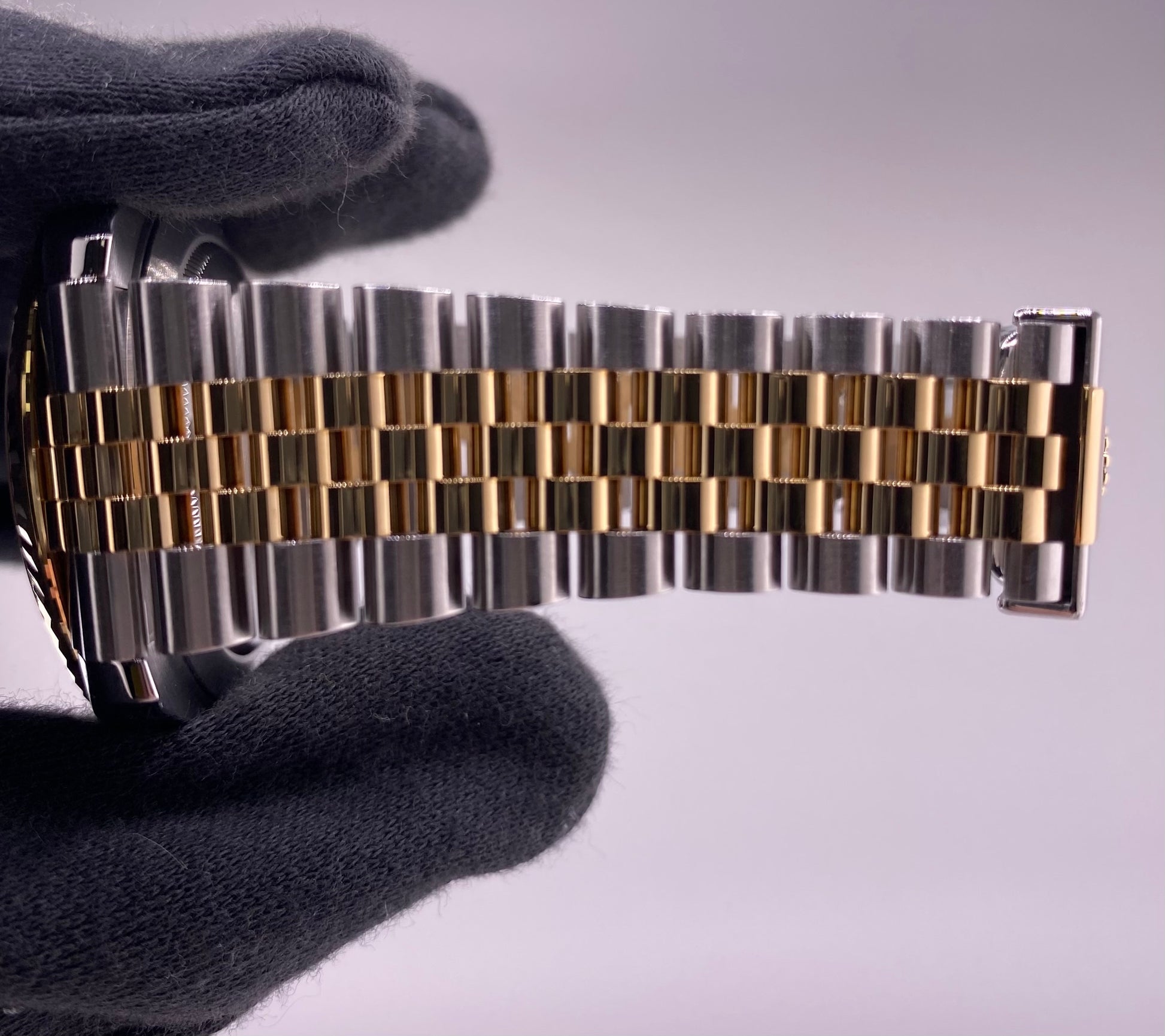 Rolex Datejust Black Diamond Factory Dial on D Link Jubilee Bracelet Ref. 126333 Card 2016 — view 5