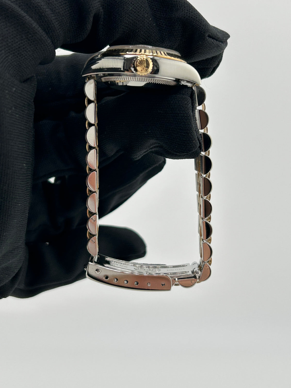 Rolex Datejust Lady Champagne Diamond Dial on Jubilee Ref. 69173 Papers 1999 — view 6