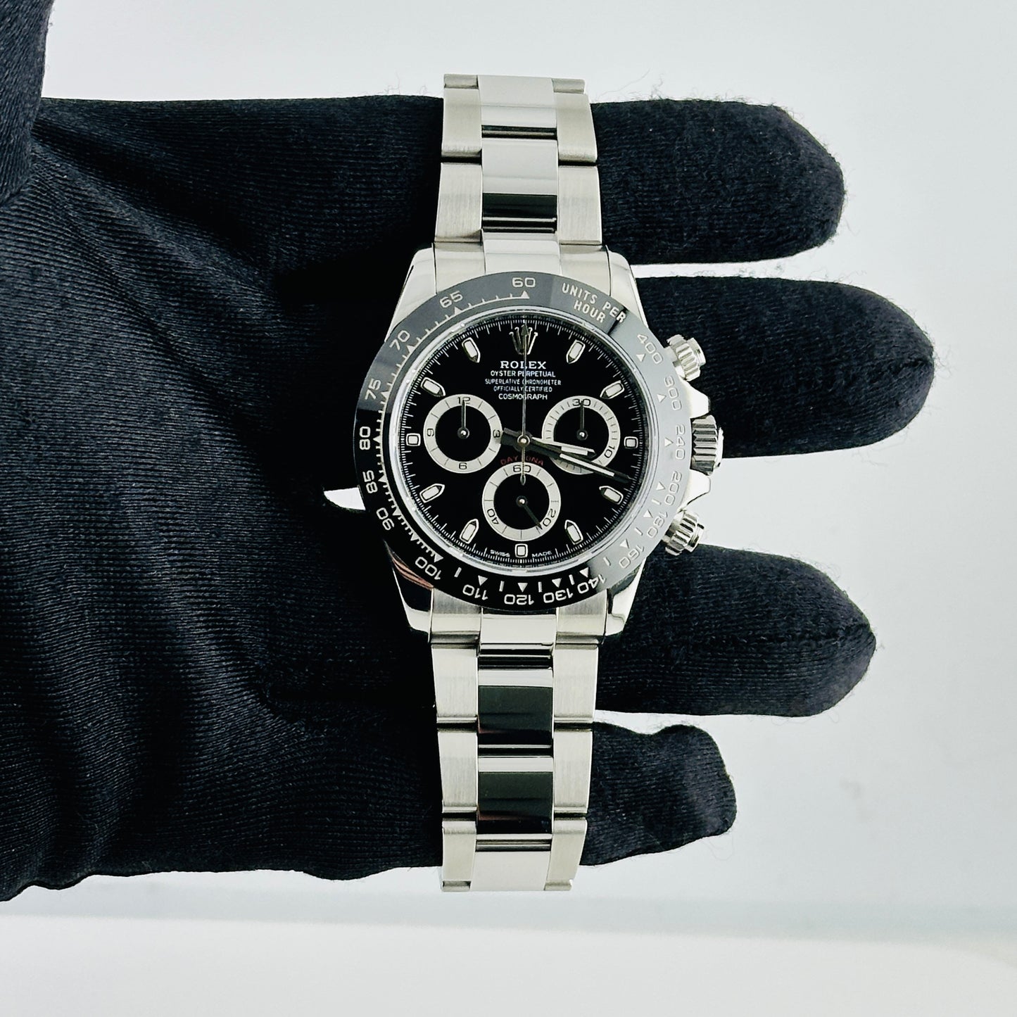 Rolex Daytona Black Dial on Oyster Bracelet Ref. 116500LN Card 2019 — view 2