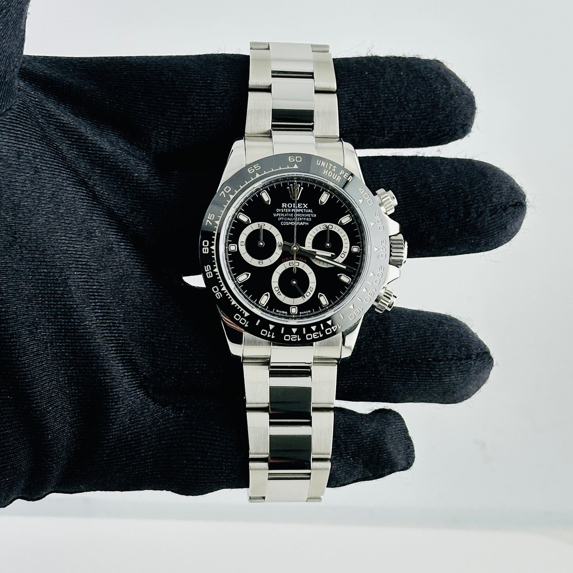 Rolex Daytona Black Dial on Oyster Bracelet Ref. 116500LN Card 2019 — view 2