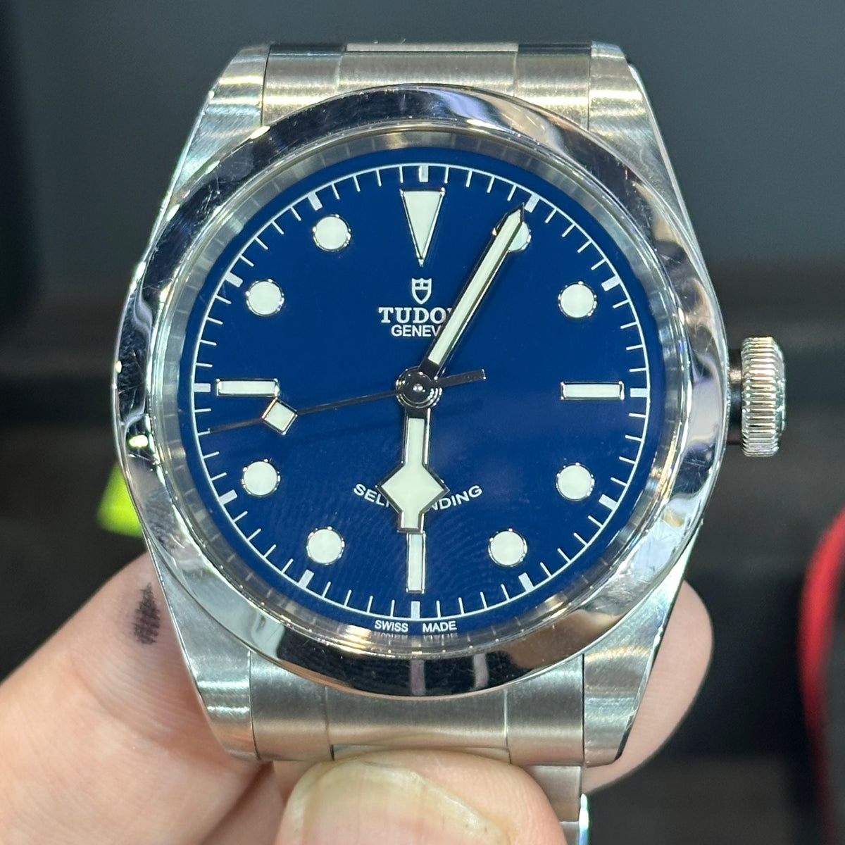 Tudor Black Bay Blue Dial on Stainless Steel Bracelet Ref. M79540-0004 with Box — view 4