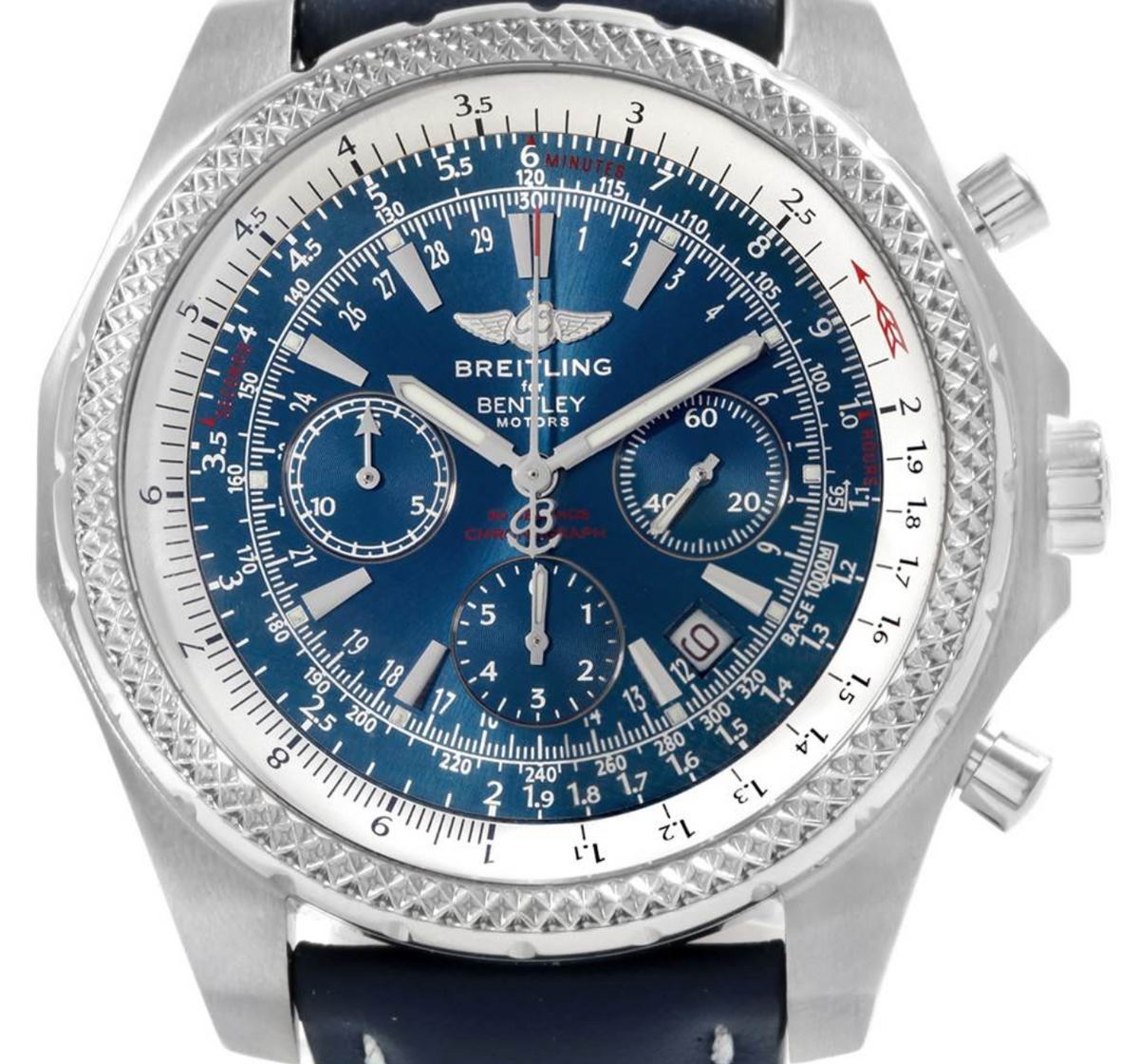 Breitling Bentley Motors T Blue Dial on Stainless Steel Bracelet Ref. A25363