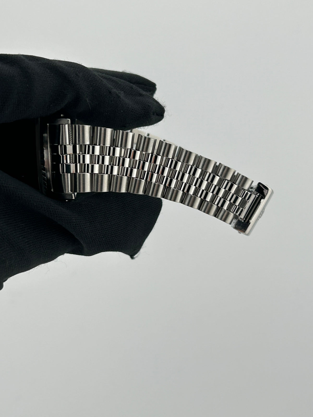 Rolex Datejust Silver Stick Dial on Jubilee D Link Bracelet Ref. 16220 1992 — view 5