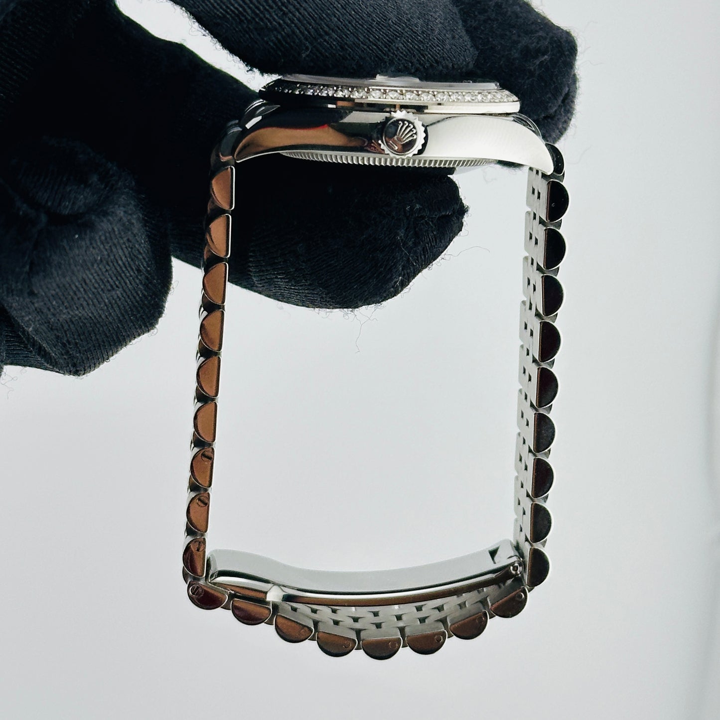 Rolex Datejust Silver Diamond Factory Dial on D Link Jubilee Bracelet Ref. 278384RBR Card 2023 — view 6