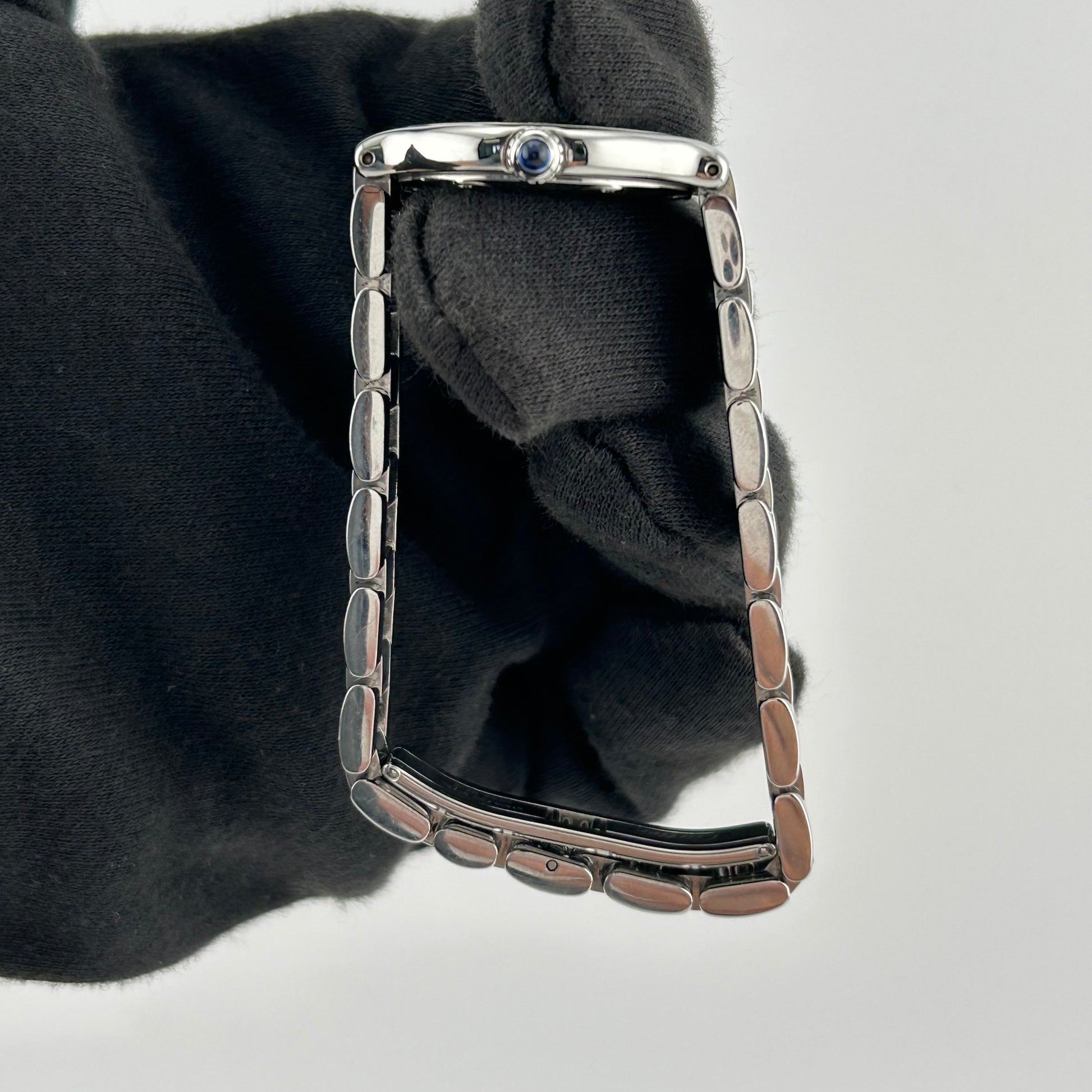 Cartier 21 Must de Cartier Silver Dial on Stainless Steel Bracelet Ref. 1340 — view 5
