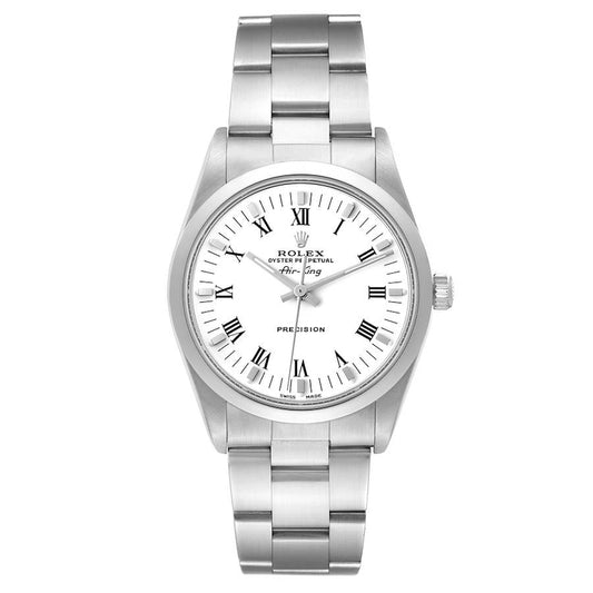 Rolex Air-King White Roman Dial on Oyster Ref 14000