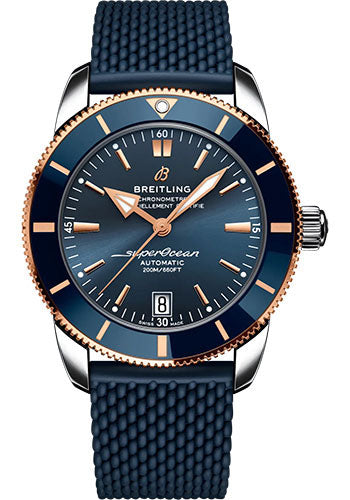 Breitling Superocean H√©ritage II B20 Automatic Blue Dial on Rubber Strap Ref. UB2010161C1S1 Complete 2026