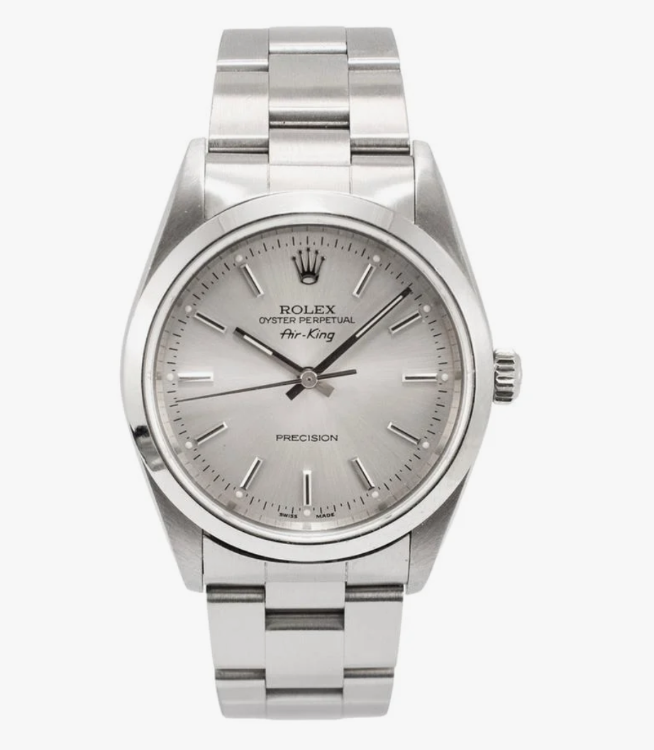 Rolex Air-King Silver Dial on Oyster Bracelet Ref. 14000 1991