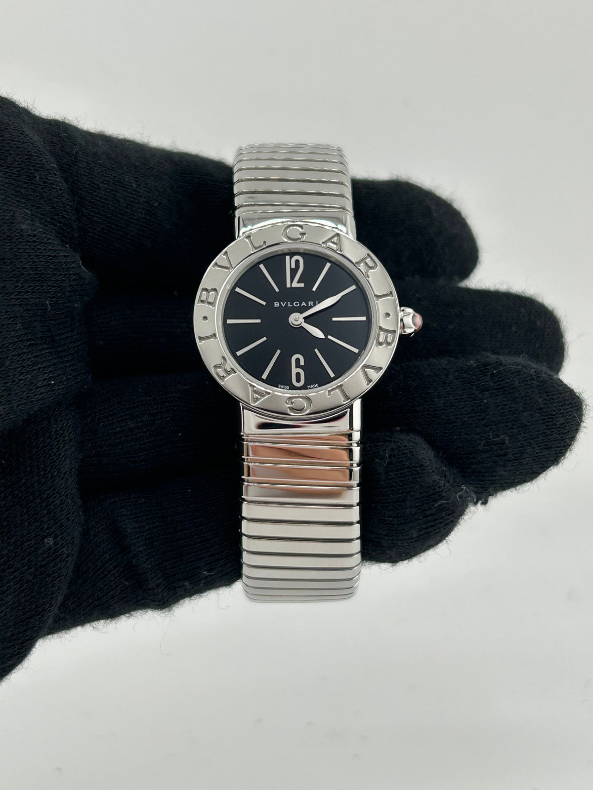 Bvlgari Bulgari Black Dial Ref. BBL262TS Complete 2016