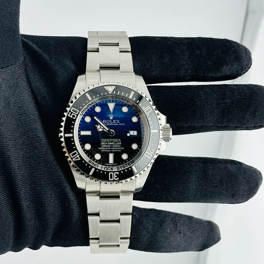 Rolex Sea-Dweller Deepsea James Cameron Dark Blue/Black Dial on Oyster Ref 116660 with New Style Card White 2017